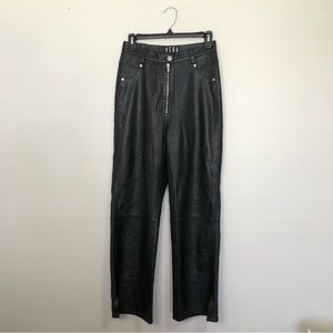 Veda Leather Pants Black 4